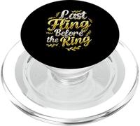 Last Fling Before The Ring Bachelorette Party Bride PopSockets PopGrip pour MagSafe