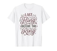 Last Fling Before The Ring Bachelorette Party Bride T-Shirt