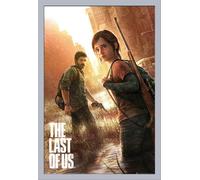 Last of Us, The - Poster - Key Art + cadre amovible, Shinsuke® Maxi MDF argenté, vitre acrylique