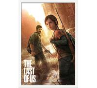 Last of Us, The - Poster - Key Art + cadre amovible, Shinsuke® Maxi MDF blanc, vitre acrylique