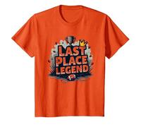 Last Place Legend Fantasy Football Loser Crown Trophée T-Shirt, Enfant, Orange, 12 Ans
