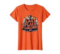 Last Place Legend Fantasy Football Loser Crown Trophée T-Shirt, Femme, Orange, M