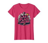 Last Place Legend Fantasy Football Loser Crown Trophée T-Shirt, Femme, Rouge chiné, M