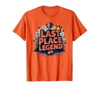 Last Place Legend Fantasy Football Loser Crown Trophée T-Shirt, Homme, Orange, 3XL