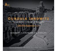 Last Recital by JANOWITZ,GUNDULA [Audio CD] NEUF