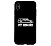 Last Responder Funny Mortician Hearse Design for Dark Humor Coque pour iPhone XS Max