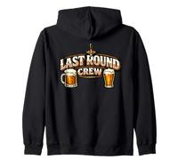 Last Round Crew - Équipe Funny Drinking Squad Sweat à Capuche