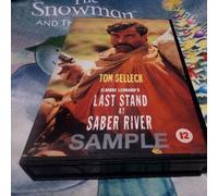 Last Stand At Saber River - Tom Selleck - Vhs Big Box - Dvd