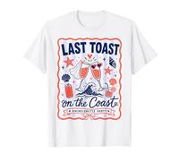 Last Toast on The Coast Bachelor Party T-Shirt