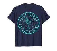 Last Toast On The Coast Bachelorette Party Team Bride Fun T-Shirt