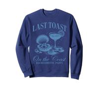Last Toast on The Coast Bride Team Beach Bachelorette Party Sweatshirt