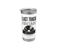 Last Track First Light Runner Midnight Miles Retro Gobelet isotherme en acier inoxydable double paroi