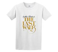 Last Waltz Logo Print Unisex T-Shirts Men Tee Cotton Tops White Shirt 3XL