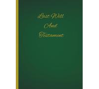 Last Will and Testament book: Simple Fill-in Spaces