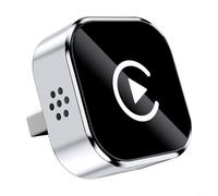 Lastdaytime Adaptateur sans fil pour CarPlay 2 en 1 - Boîte d'interconnexion portable 5.3 double bande pour Android Auto et systèmes multimédia de voiture, noir (C)