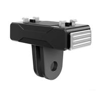 Lastdaytime Base adaptateur à dégagement rapide avec support magnétique pour Insta 360ACE Pro et X5, alliage d'aluminium compact et support en plastique pour une utilisation facile de l'appareil photo