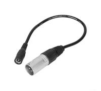 Lastdaytime Câble de conversion d'alimentation DC2.1 mâle vers femelle 4 broches utilisé dans les installations audiovisuelles professionnelles et les équipements de caméra de terrain (A)