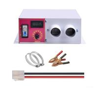 Lastdaytime Chauffage électrique 900 W 12 V 24 V avec écran numérique PTC Core pour camions grues Double sortie d'air en 5 secondes Installation compacte (24 V 900 W)