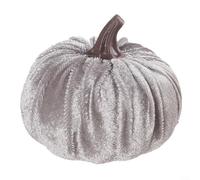 Lastdaytime Citrouilles artificielles décoratives pour Thanksgiving, parfaites pour créer un espace d'automne confortable (gris)