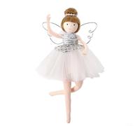 Lastdaytime Joli pendentif en peluche en forme de danseuse d'ange pour décoration de sapin de Noël avec un design charmant qui apporte de la joie et des vacances fantaisistes à votre décoration