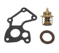 Lastdaytime Kit de thermostat 143° pour Johnson Evinrude 60 65 70 75 pour moteurs HP 3 cylindres - Pièce de rechange pour carton de cuivre - Avec joint d'étanchéité pour thermostat