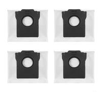 Lastdaytime Lot de 4 sacs à poussière de rechange compatibles avec aspirateur robot DREAME D20 Plus avec couche de filtre ultra fine pour une capture efficace de la poussière