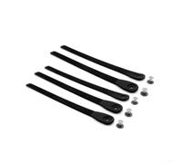 Lastdaytime Lot de 5 boucles de rechange pour sangle de patinage à roues alignées avec sangles en polypropylène, colliers de serrage, vis et écrous pour réparation de patins (rond - 210 mm)