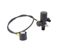 Lastdaytime Régulateur de premier étage pour plongée sous-marine avec entrée M18 x 1,5, connecteur pivotant à 360 degrés, sortie 1/8 NPT et sortie filtrée de 8 mm (CRF158)