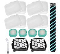 Lastdaytime Rouleau brosse de rechange et filtres en feutre mousse HEPA pour Shark LA802 Detect Pro pour aspirateur vertical Lift-Away Clean pour pièce XHF320 XFFK320