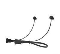 Lastdaytime Sangle tour de cou sport en silicone avec design anti-perte réglable pour Pixel Buds 2A pour écouteurs sans fil Pro 2 (noir noir)