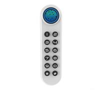 Lastdaytime Serrure de porte biométrique intelligente avec reconnaissance d'empreintes digitales, code clavier et clé mécanique, télécommande par application mobile (style vertical B)