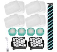 Lastdaytime Shark LA802 Detect Pro Kit de pièces d'aspirateur droit, avec rouleau brosse HEPA filtres cartouches en mousse XHF320 XFFK320, pour poils d'animaux, poussière sans entretien