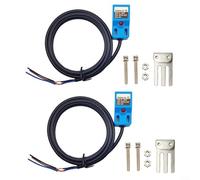 Lastdaytime SN04-N Lot de 2 interrupteurs à capteur de proximité inductif NPN NO 10-30 V avec câble de 1,2 m pour machines-outils métallurgie textiles