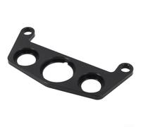 Lastdaytime Support de montage pour TRX450R pour colliers de serrage coniques de guidon, interrupteur à clé et témoin lumineux, aluminium CNC, noir/rouge (noir)