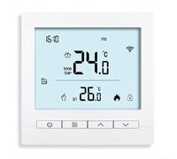 Lastdaytime Thermostat d'accès à distance avec WiFi et écran tactile pour systèmes de chauffage domestique avec compatibilité chaudière et modes programmables