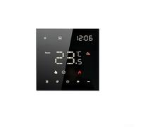 Lastdaytime Thermostat WiFi programmable avec écran tactile LCD, pour application Tuya et commande vocale, accès à distance, blanc (eau noire/gaz)