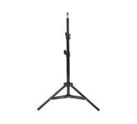 Lastdaytime Trépied de voyage avec support de projecteur réglable et filetage 1/4 adapté pour le support de flash et parapluies réflecteurs (120 cm)