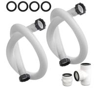 Lastdaytime Tuyau de pompe et adaptateur de filtre de piscine efficace pour piscines Intex et Coleman avec caractéristiques d'étanchéité avancées