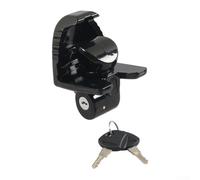 Lastdaytime Verrou d'attelage de remorque avec clé compatible avec les connecteurs de crochet à boule de 40,6 cm et 5,1 cm pour remorques, véhicules tout-terrain et bateaux Construction robuste (noir)