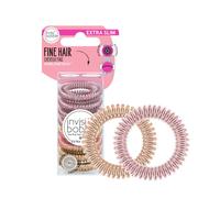 lastiques cheveux spirales Invisibobble Original sans traces Lot de 8 (Extra fins Bella Rosa et Bronze)