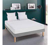 LASTMEUBLES Bultex - Protège Matelas Bultex Grand Confort Absorbant - Bonnet Extensible 20 à 30 cm 160x200 - - Blanc - Uni