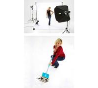 Lastolite Background Paper 2,75 x 11 m Gris Flint Fond