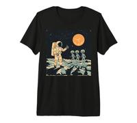L'astronaute de l'âge Atomique Entre en Contact avec Les extraterrestres T-Shirt Haut de Gamme