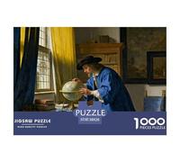 L'Astronome Puzzle en Bois Imperméable Puzzles De 1000 Pièces pour Adultes Cadeaux Coloré De Décoration pour La Maison