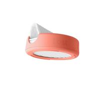 LastRound Disques démaquillants réutilisables - 7 disques en coton lavables - Disques en coton doux et durables pour le nettoyage du visage et le démaquillage des yeux - Pêche, Grand