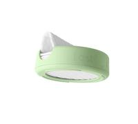 LastRound Disques démaquillants réutilisables - 7 disques en coton lavables- Disques en coton doux et durables pour le nettoyage du visage et le démaquillage des yeux - Vert, Grand