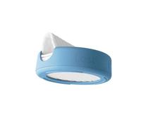 LastRound Disques démaquillants réutilisables - 7 disques en coton lavables - Disques en coton doux et durables pour le nettoyage du visage et le démaquillage des yeux - Bleu, Grand