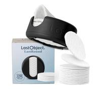 LastRound Lot de 7 tampons démaquillants réutilisables en coton pour le visage, lavables, écologiques et réutilisables - Tampons en coton doux et durables pour le nettoyage du visage