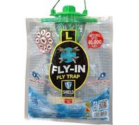 LastShield Piège à mouches XL avec leurre - Lot de 4 - Attrape 40 000 mouches - Sac à mouches - Attrape-mouches - Écologique et non toxique