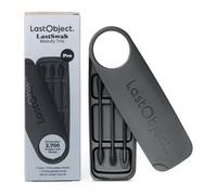 LastSwab® Beauty Trio Pro - Kit de 3 cotons-tiges réutilisables pour le maquillage - pointes lavables et interchangeables, 4 embouts inclus, miroir intégré - zéro déchet - conçu au Danemark